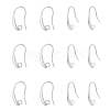 40Pcs Brass Earring Hooks KK-FH0007-64P-1