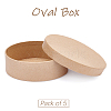 Kraft Cardboard Paper Jewelry Gift Boxes CBOX-WH0006-08-5