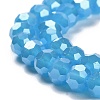 Electroplate Glass Beads Strands EGLA-A035-J6mm-A07-3