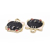 Alloy Enamel Pendants ENAM-G213-01LG-2