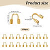 400Pcs Brass Wire Guardian and Protectors KK-LP0001-21G-2