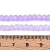 Baking Paint Imitation Jade Glass Bead Strands X-DGLA-A034-J6MM-A50-4