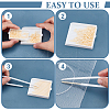 1Pc Plastic with Iron Tweezers TOOL-WH0155-238B-4