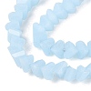 Opaque Glass Beads Strands GLAA-N019-3mm-16-4