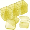 Square Plastic Bead Containers with Hinged Lid PW-WG65EE9-04-1