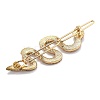 Alloy Rhinestone Hair Barrettes PHAR-B085-02G-4