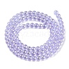 Electroplate Transparent Glass Beads Strands GLAA-T032-T4mm-AB01-3