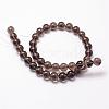 Natural Obsidian Beads Strands G-D838-6mm-01-2