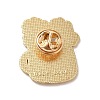 Flower Alloy Enamel Brooch JEWB-R026-03C-3