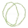 Electroplate Glass Beads Strands GLAA-P068-AB01-2