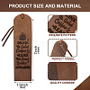 Cowhide Leather Labels AJEW-WH0386-0038-2