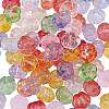 100Pcs 10 Colors Transparent Glass Beads GLAA-CJ0001-46-5