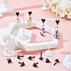 30Pcs Heart Alloy Stud Earring Findings FIND-SP0005-60A-01-4