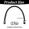 2Pcs PU Imitation Leather Bag Handles DIY-CL0001-62A-2