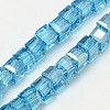 Electroplate Glass Bead Strands EGLA-J028-4x4mm-AB08-3