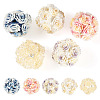 Handmade Rhinestone Clay Pave Beads CLAY-TAC0015-02C-1