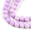 Baking Paint Glass Beads Strands DGLA-N012-8mm-02-3