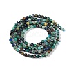 Natural Chrysocolla and Lapis Lazuli Beads Strands X-G-P542-A03-02-3