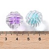 UV Plating Iridescent Transparent Acrylic Bead in Bead OACR-H112-08C-3