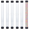 Transparent PVC Plastic Bead Storage Tubes AJEW-CY0002-92B-1