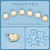 Unicraftale 8Pcs 304 Stainless Steel Pendant Cabochon Settings DIY-UN0055-93-5