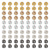 100Pcs 5 Colors Brass Rhinestone Beads KK-TA0002-11A-1