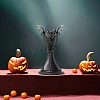 Halloween Horror Statue Bat Candle Holder Decoration Animal Resin Craft Sculpture Home Decoration PW-WG590F0-01-1