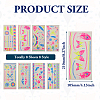 8 Sheets 8 Style Creative Fluorescent Arm Removable Temporary Tattoos Paper Stickers STIC-TA0002-02-12