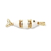 Brass Micro Pave Cubic Zirconia Pendants KK-H255-01C-G02-1