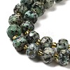 Natural African Turquoise(Jasper) Beads Strands G-P508-A06-01-4