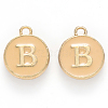 Golden Plated Alloy Enamel Charms ENAM-S118-06B-1