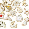 20Pcs 20 Styles Alloy Enamel Pendants ENAM-FS0001-73C-3