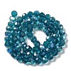 Electroplate Transparent Glass Beads Strands LS-EGLA-A035-T10mm-L12-2
