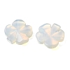 Synthetic Opalite Carved Clover Display Decorration GG-CBA6D08-D09-2