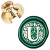 Wax Seal Brass Stamp Head AJEW-WH0130-932-1