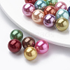 Eco-Friendly Plastic Imitation Pearl Beads MACR-S277-4mm-C-1