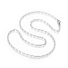 Non-Tarnish 304 Stainless Steel Figaro Chain Necklaces X-NJEW-E143-04P-1