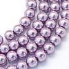 Baking Paint Glass Pearl Bead Strands X-HY-Q003-3mm-44-1