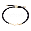 1Pc Adjustable Nylon Cord Slider Bracelets for Women BJEW-LP0001-32E-01-1