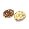 Long-Lasting Plated Brass Pave Rhinestone Pendants KK-K362-08G-02-2