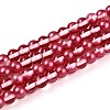 Baking Paint Transparent Glass Beads X1-DGLA-N011-6mm-06-1