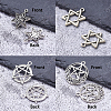 Tibetan Style Alloy Pendants TIBEP-SC0001-28AS-3