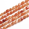 Natural Red Aventurine Beads Strands G-D0002-B30-1