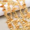 Heated Natural Citrine Beads Strands G-F821-C04-01-1