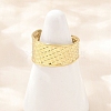304 Stainless Steel Cuff Rings RJEW-D332-012N-G-5