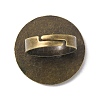 Adjustable Alloy Ring Components PALLOY-WH0101-70AB-3