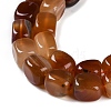 Natural Red Agate Beads Strands G-M403-D05-01-4