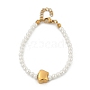 Plastic Imitation Pearl Beads Bracelets for Women BJEW-M056-12G-4