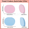 Gorgecraft 4Pcs 2 Colors Makeup Sponge MRMJ-GF0001-49-2