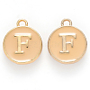Golden Plated Alloy Enamel Charms LS-ENAM-S118-06F-1